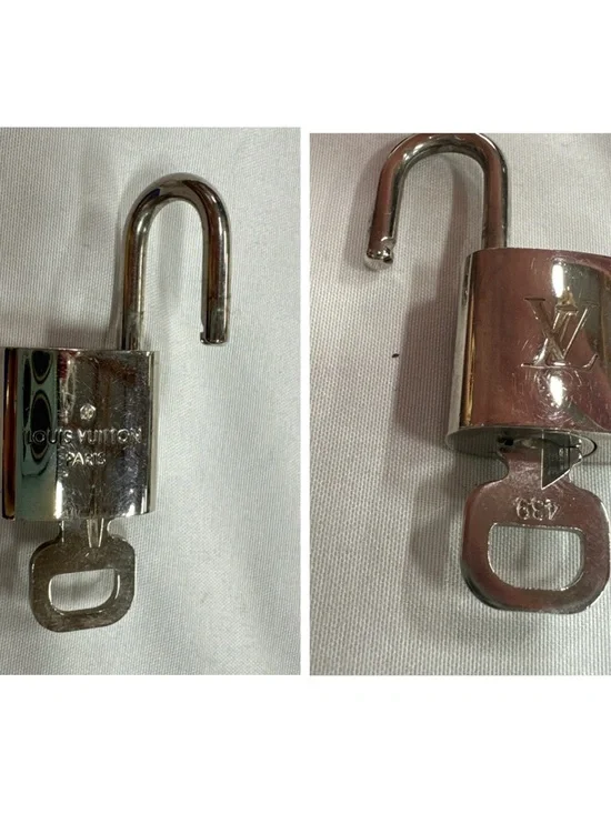 Louis Vuitton Silver Padlock with Key #439 - Picture 4 of 5